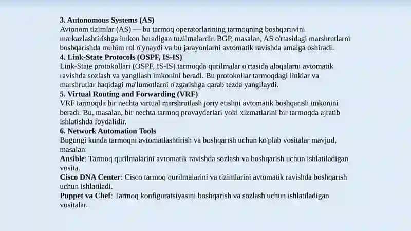 IP Tarmoqlararo O'zaro Aloqa Protokoli 3