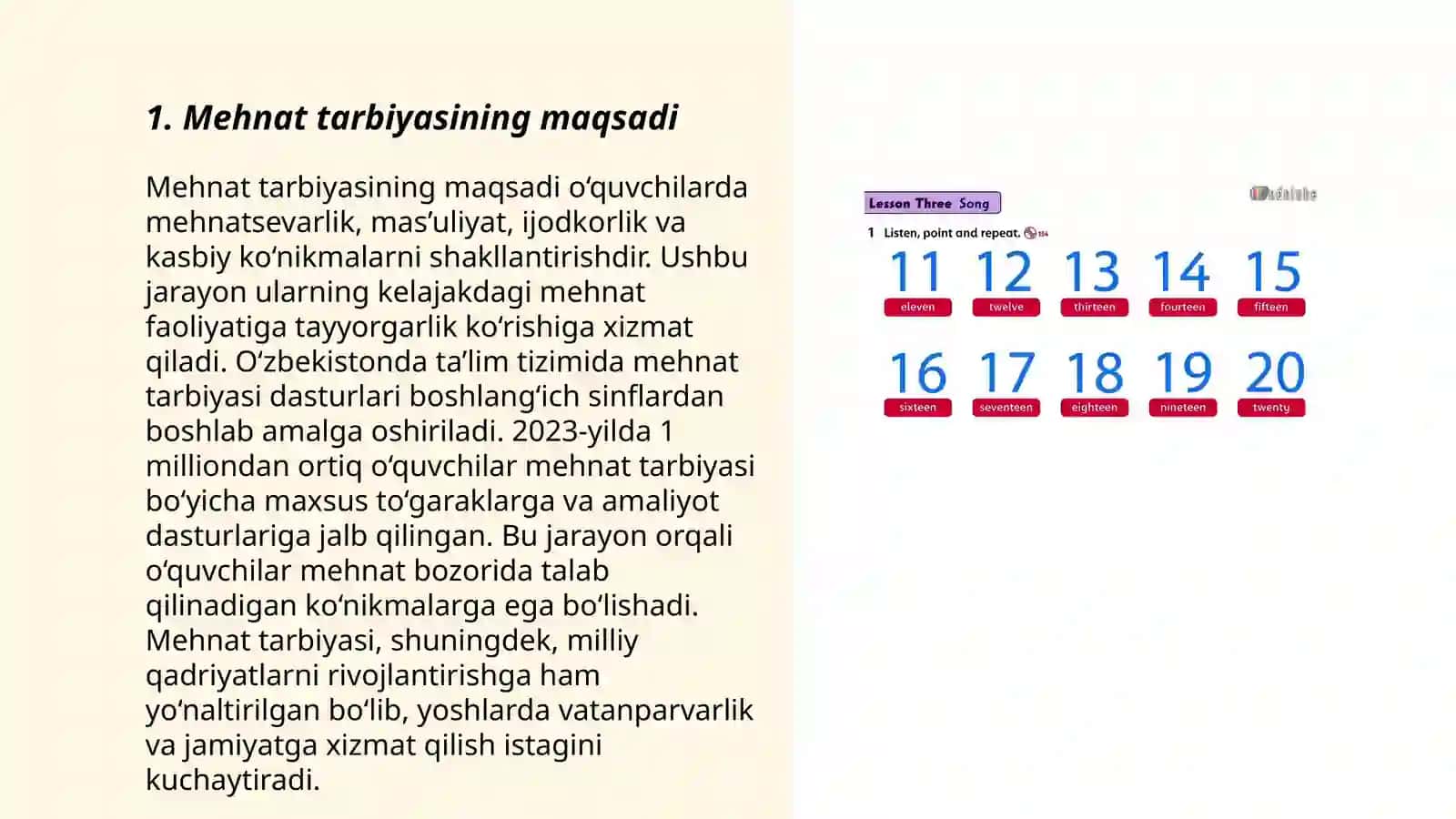 Boshlanģich talim yonalishi sirtqi 3 kurs 225-guruh talabasi Usmonova Fazilat 3