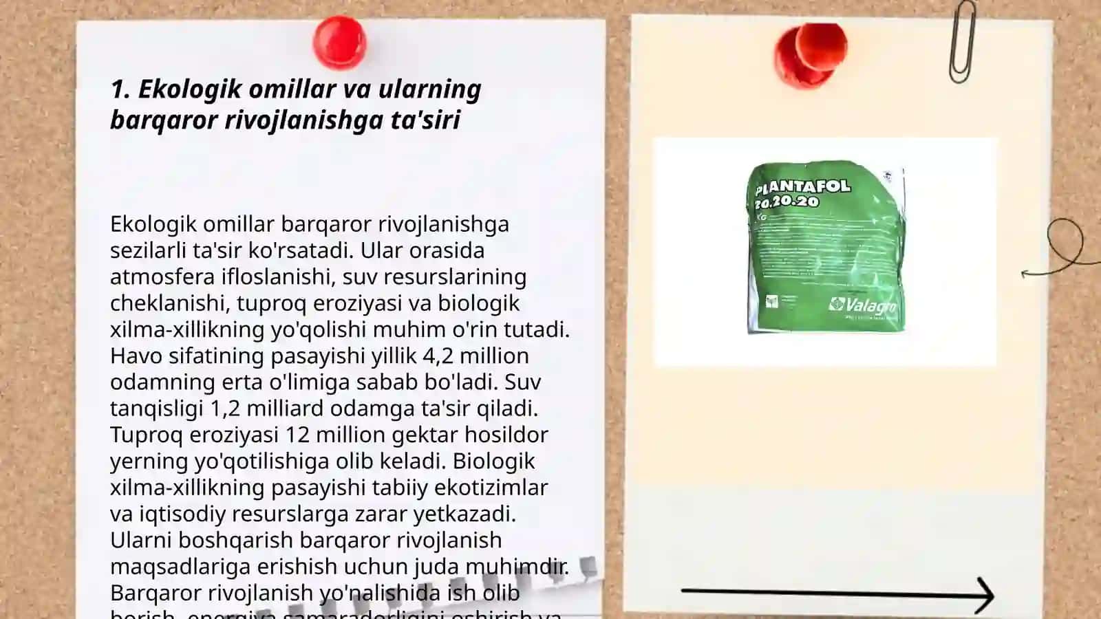 Ekologik omillar va barqaror rivojlanish 3