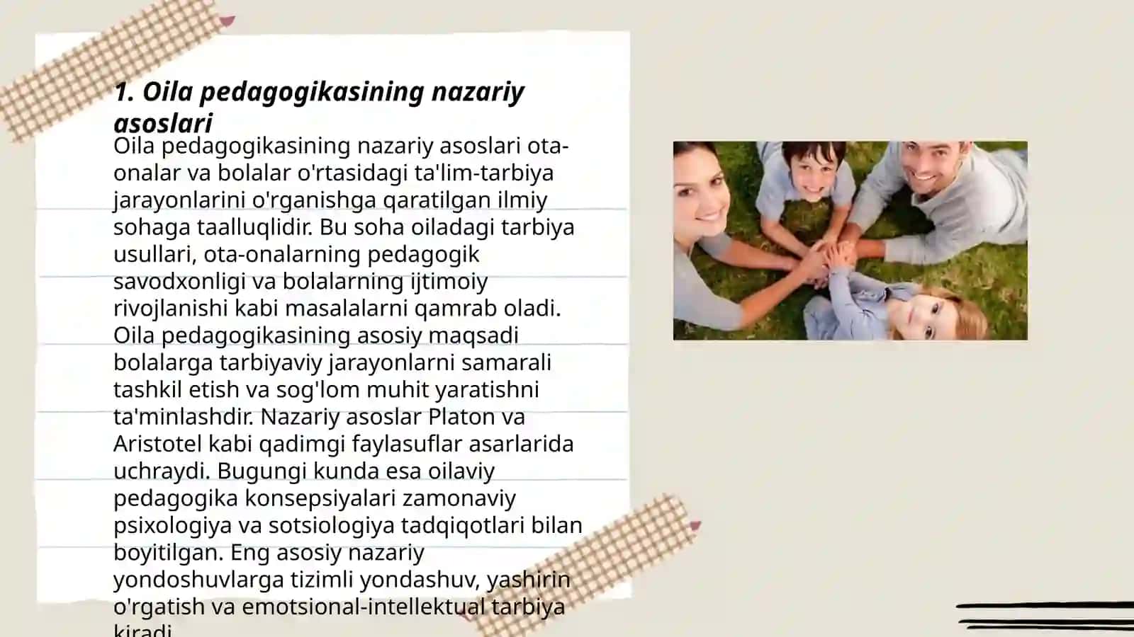 Oila pedagogikasi fan sifatida 3