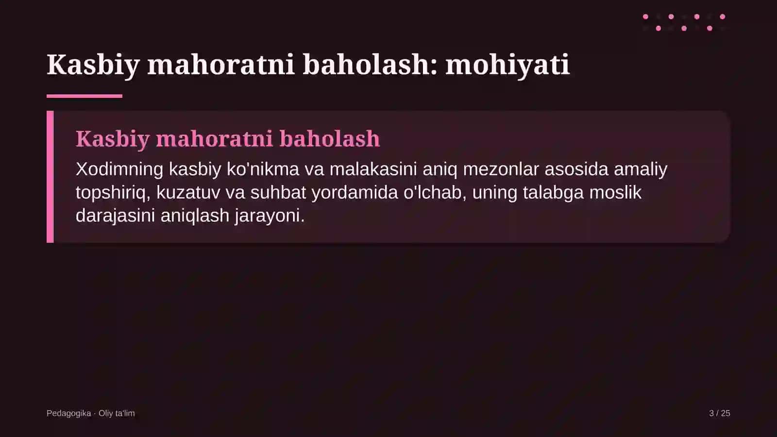 Turizm qishloqlarida kasbiy mahoratni baholash 3