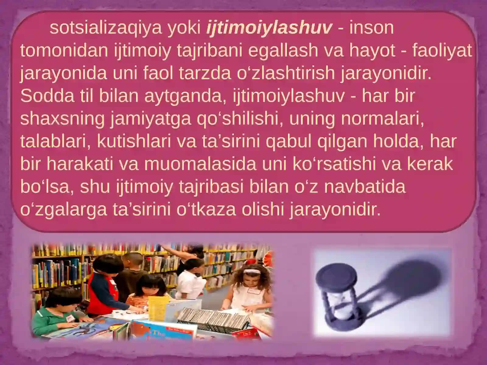 Ijtimoiy ta’sirlarning shaxs tomonidan qabul qilinishi 3
