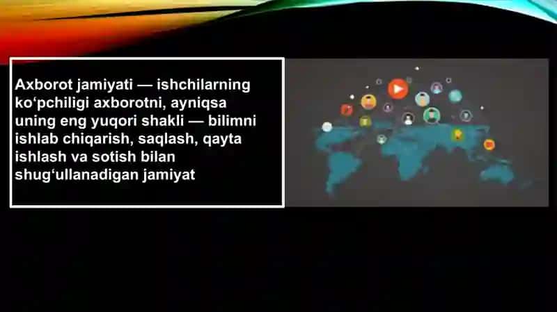 O’zbekistonda axborotlashgan jamiyatning xususiyatlari va virtuallashtirish jarayonlari 3