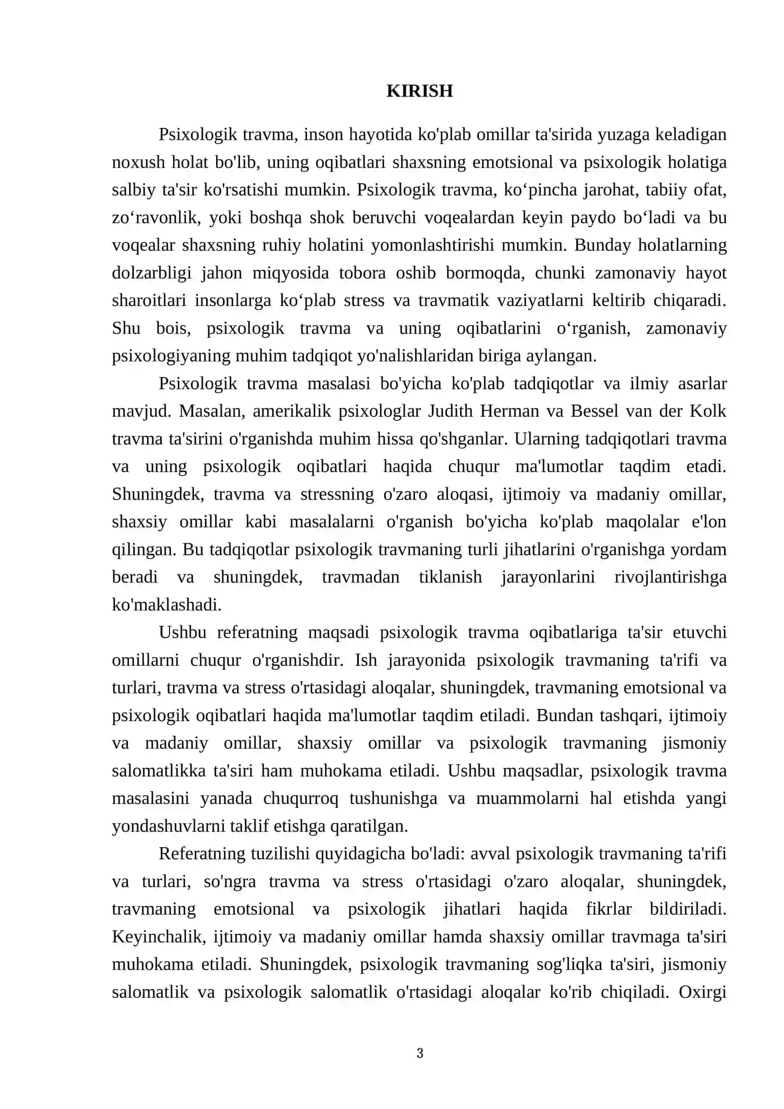 Travmadan tiklanish: Reabilitatsiya va yordam usullari 3