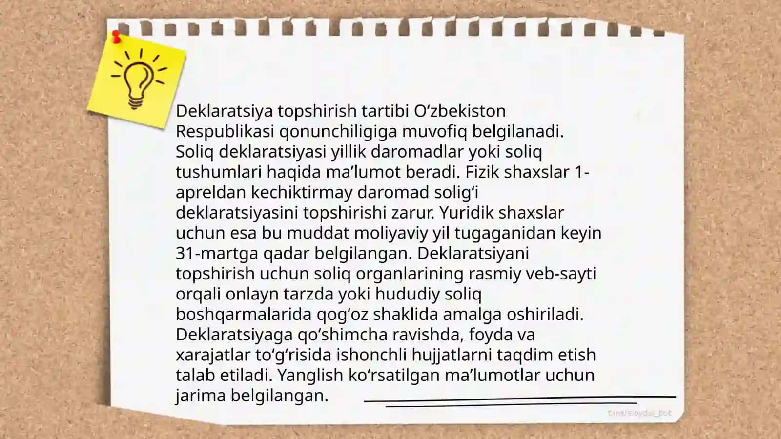 Deklaratsiya AT da jismoniy shaxslarning jami yillik daromadlari maʼlumotlarni kiritish 3