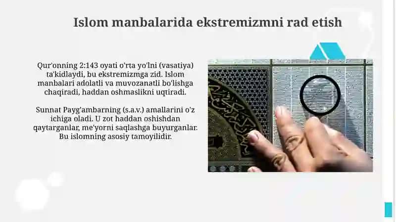 Islom manbalarida ekstremizmga qarshi raddiyalar 3
