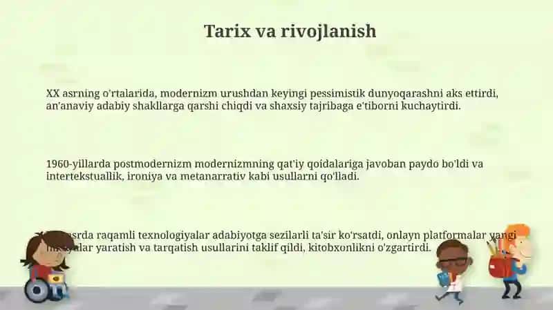 Zamonaviy hikoyalar 3