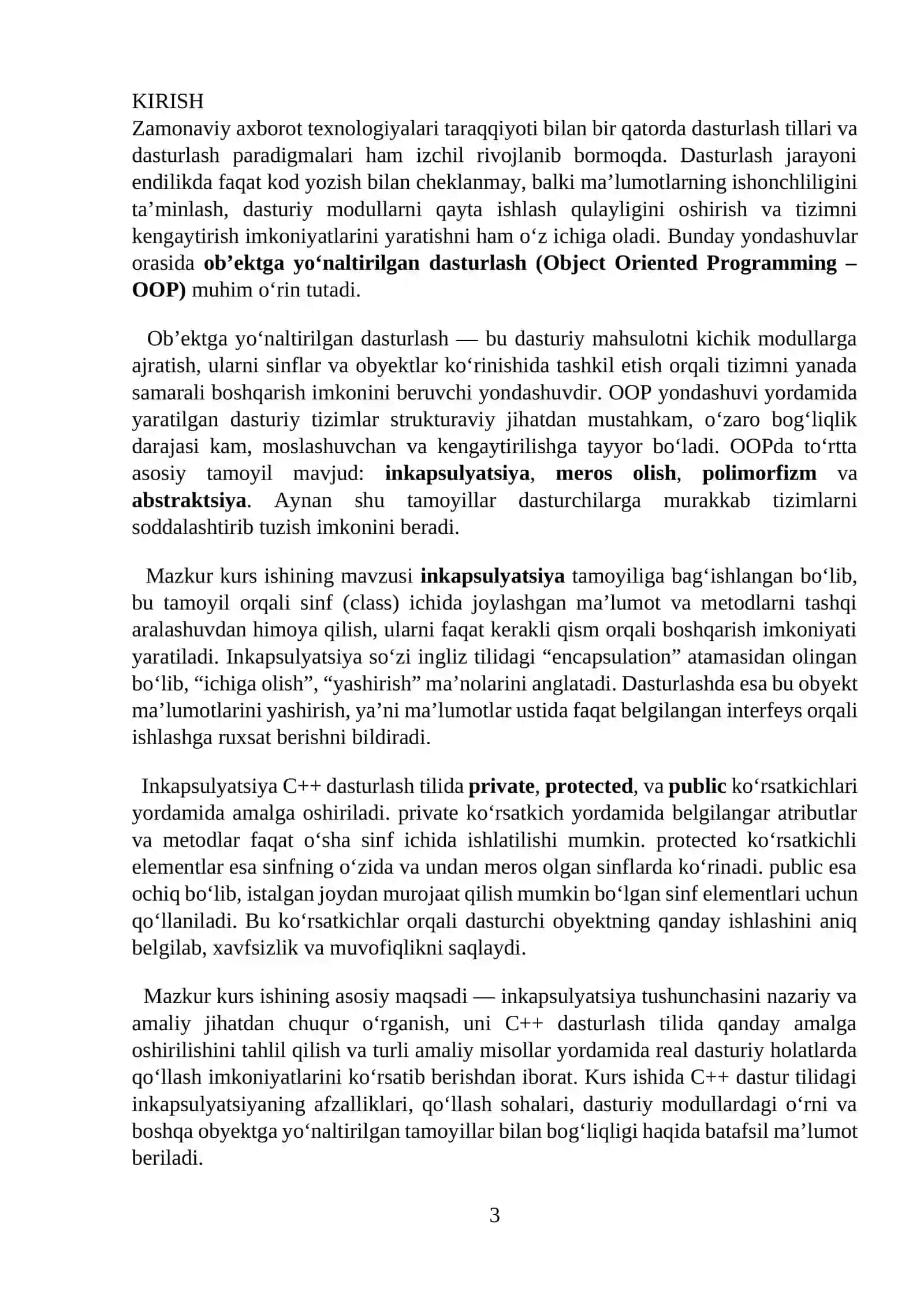 INKAPSULYATSIYA 3
