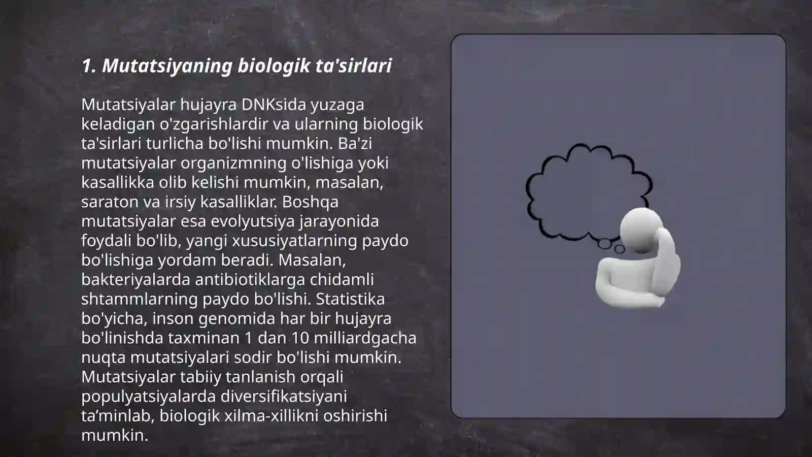 Mutatsiya zararlimi? 3