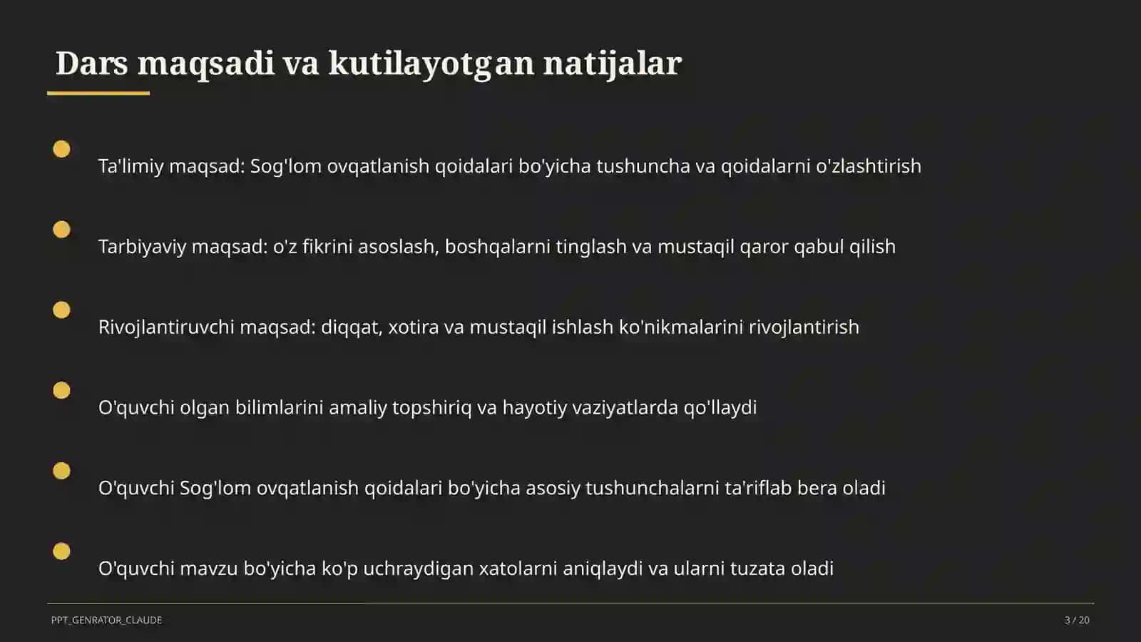 Sog'lom ovqatlanish qoidalari 3