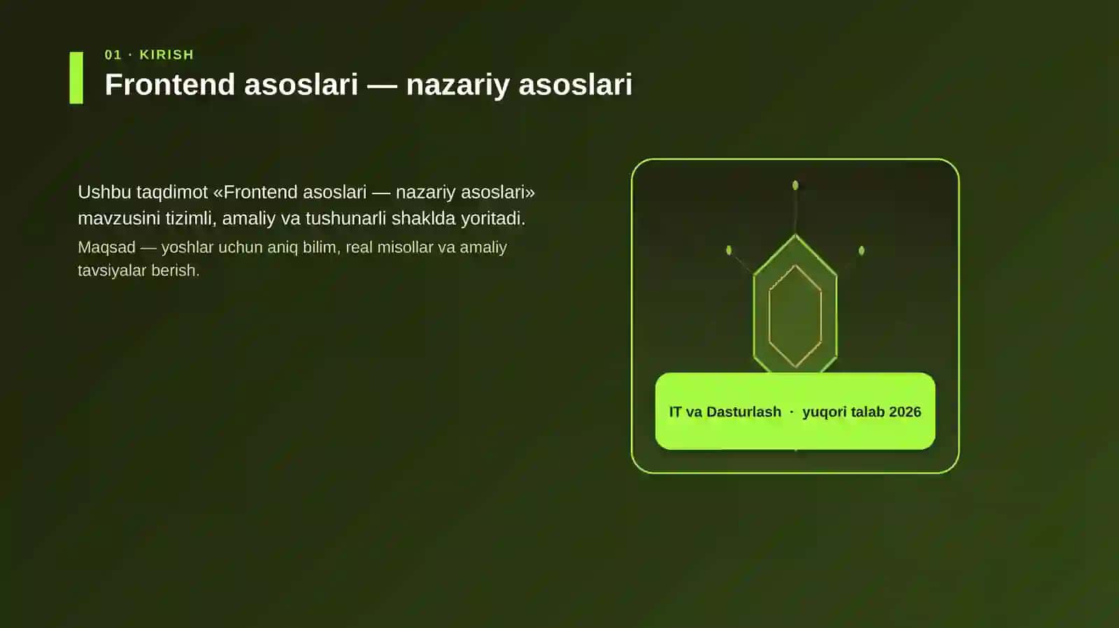 Frontend asoslari - nazariy asoslari 3