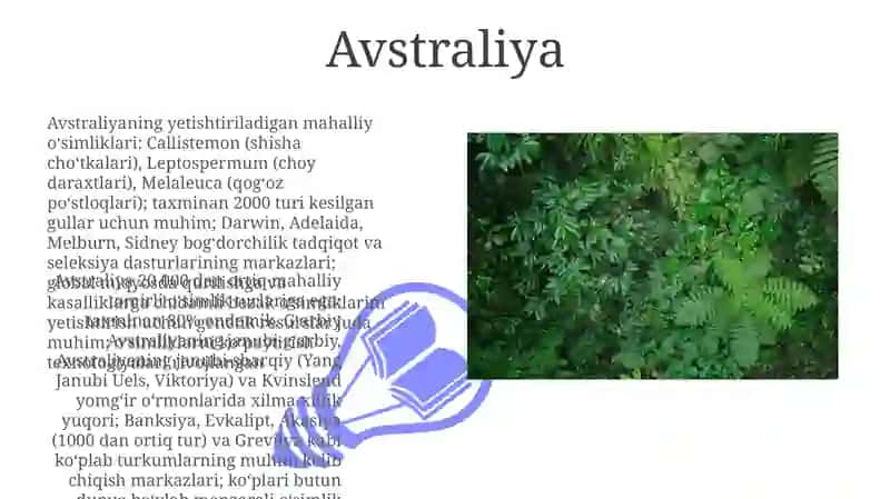 Manzarali oʻsimliklar bo'yicha tadqiqotlar 3