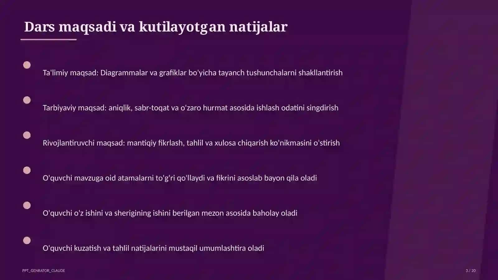 Diagrammalar va grafiklar (6-sinf) 3