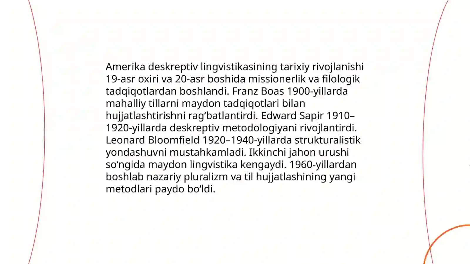 Amerika deskreptiv lingvistikasi 3