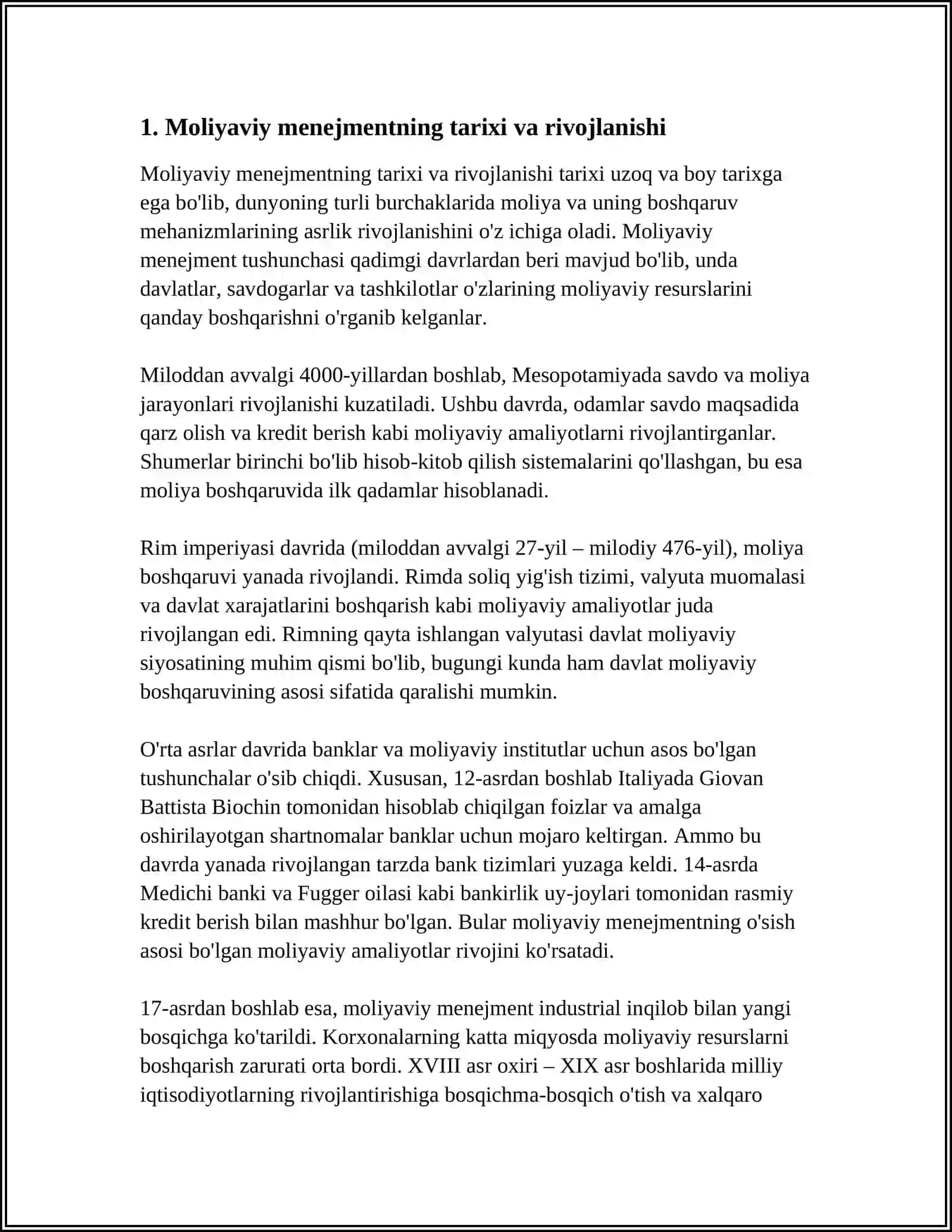 Moliyaviy Menejment Fan Sifatida Shakllanishi 3