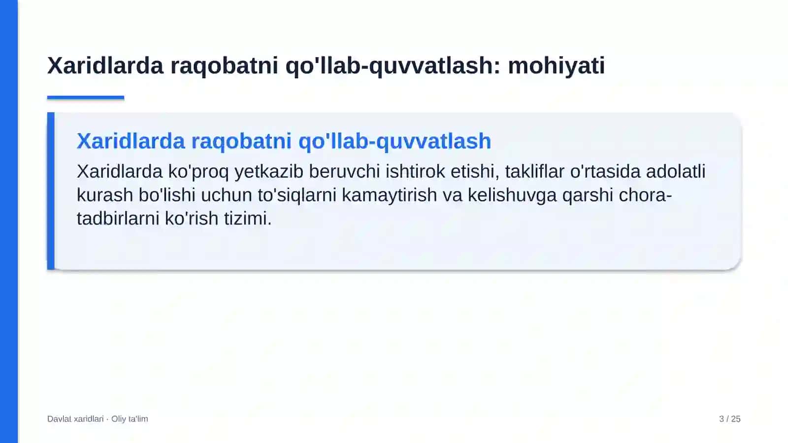neft kimyo sanoatida xaridlarda raqobatni qo'llab quvvatlash 6926 3
