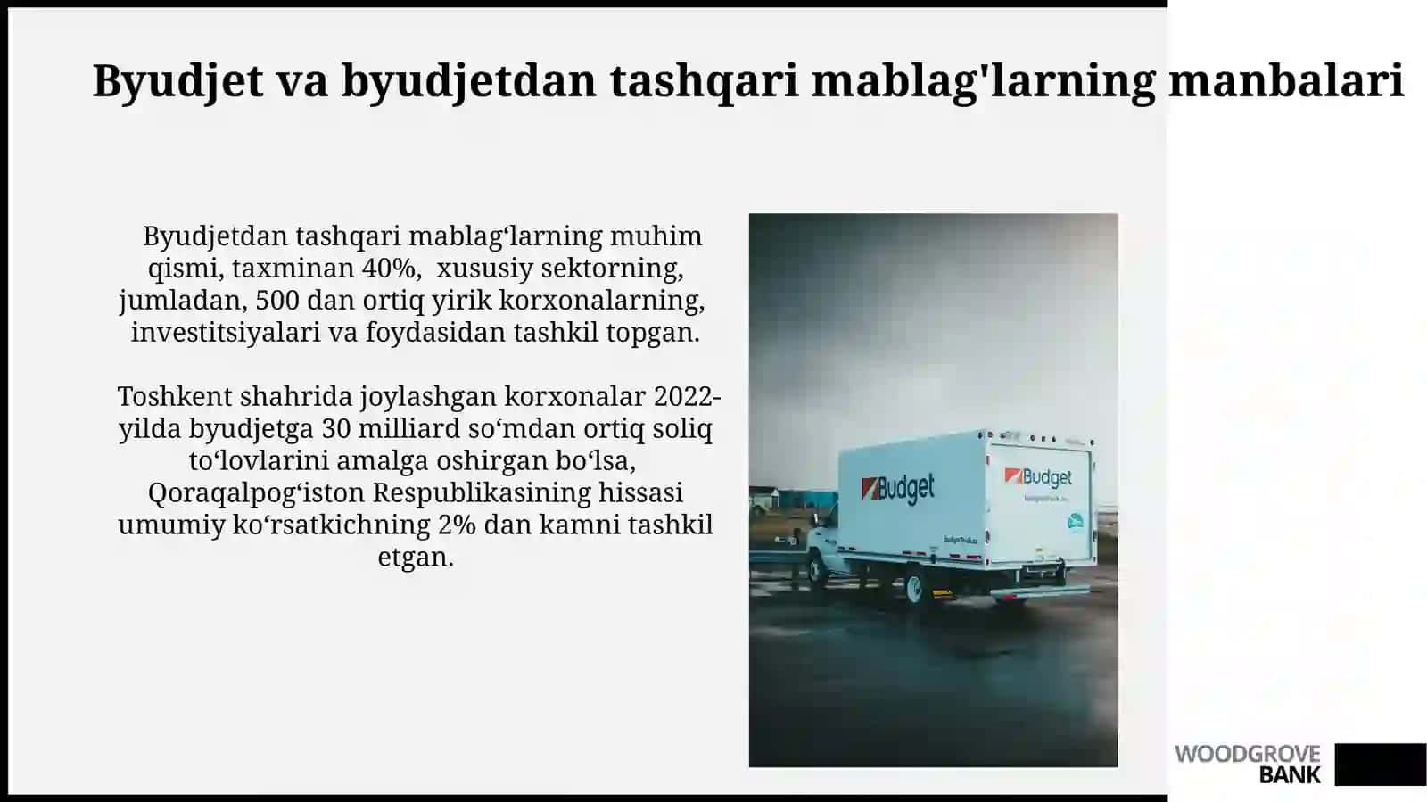 Davlatning byudjet va byudjetdan tashqari maqsadli jamgʻarmalari 3