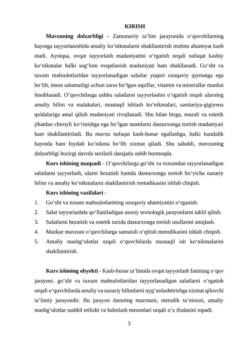 Goʻsht va tuxum mahsulotlarining umumiy tavsifi 3