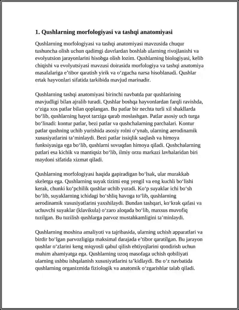 Qushlarning Biologiyasi, Kelib Chiqishi va Evolyutsiyasi 3