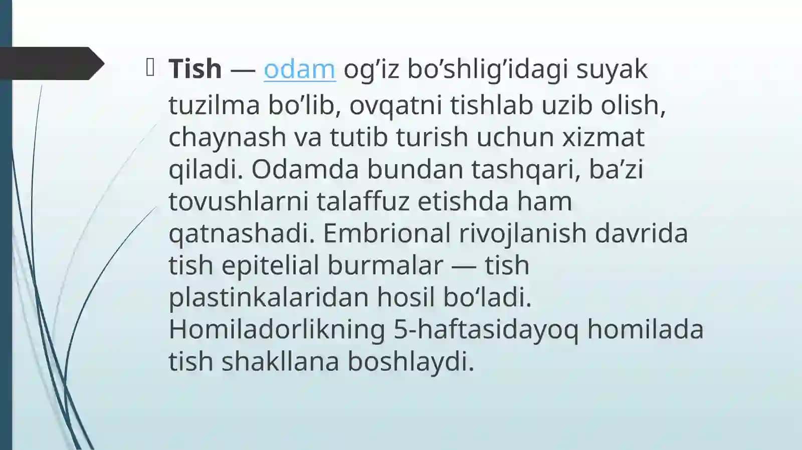 SUT TISHLARNING CHIQISHI,ILDIZLARINING SHAKLLANISHI VA ILDIZLARINING SO’RILISH MUDDATLARI 3