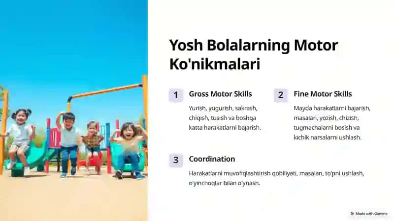 Maktabgacha Yoshdagi Bolalarda Harakatlar Rivojlanishi 3