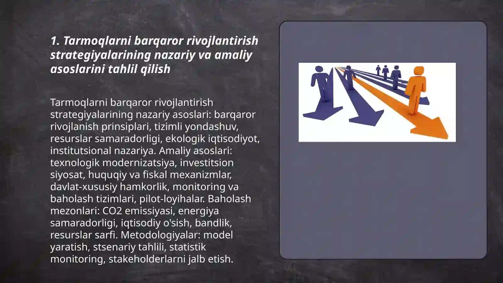 Tarmoqlarni barqaror rivojlantirish strategiyalari 3