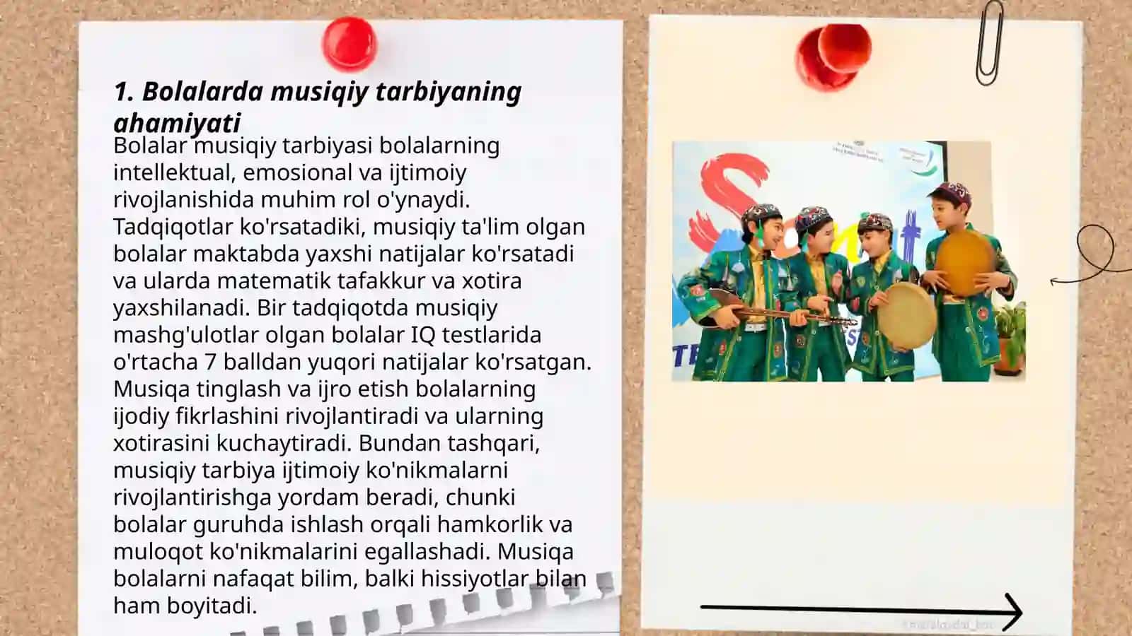 Bolalar hayotida musiqaning oʻrni va roli 3