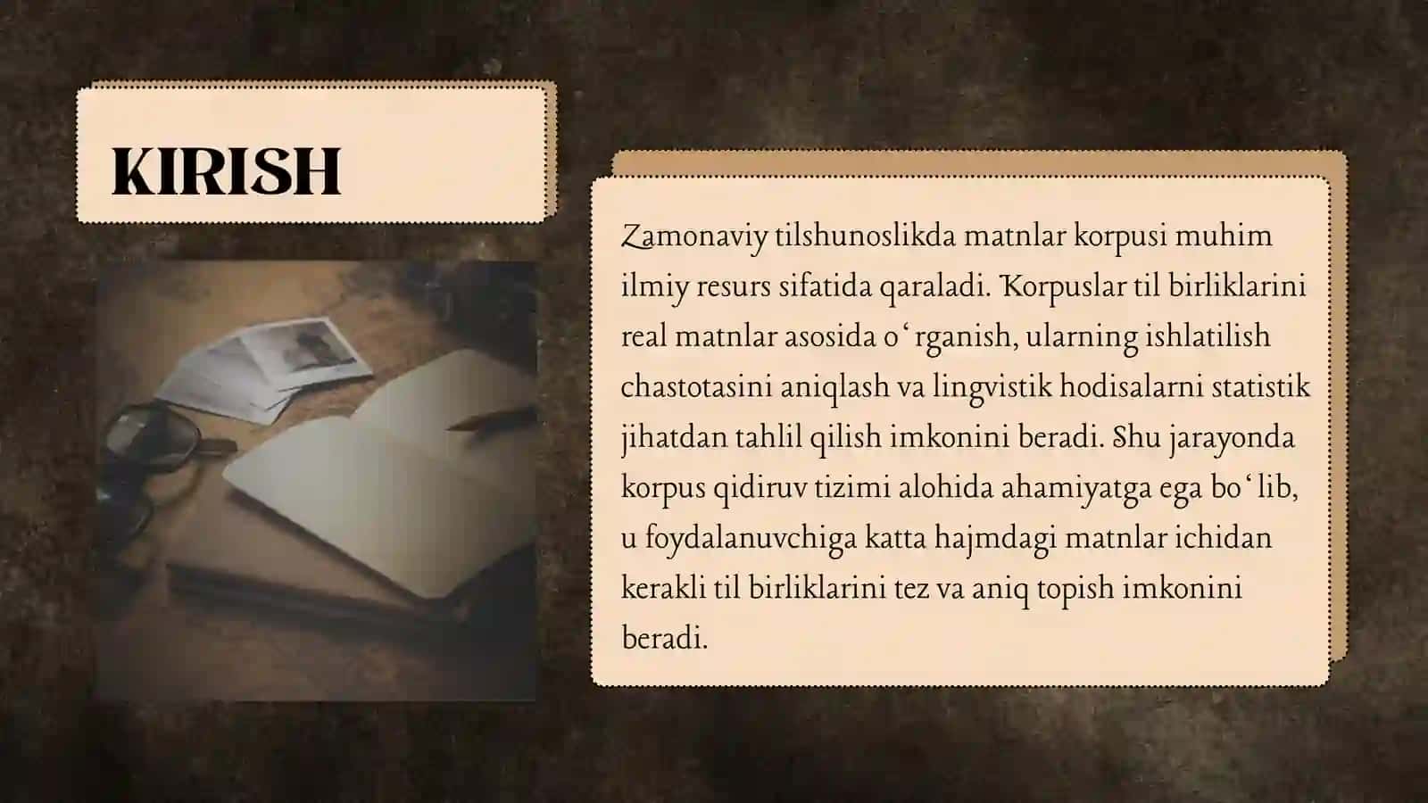 KORPUS QIDIRUV TIZIMI SIFATIDA 3