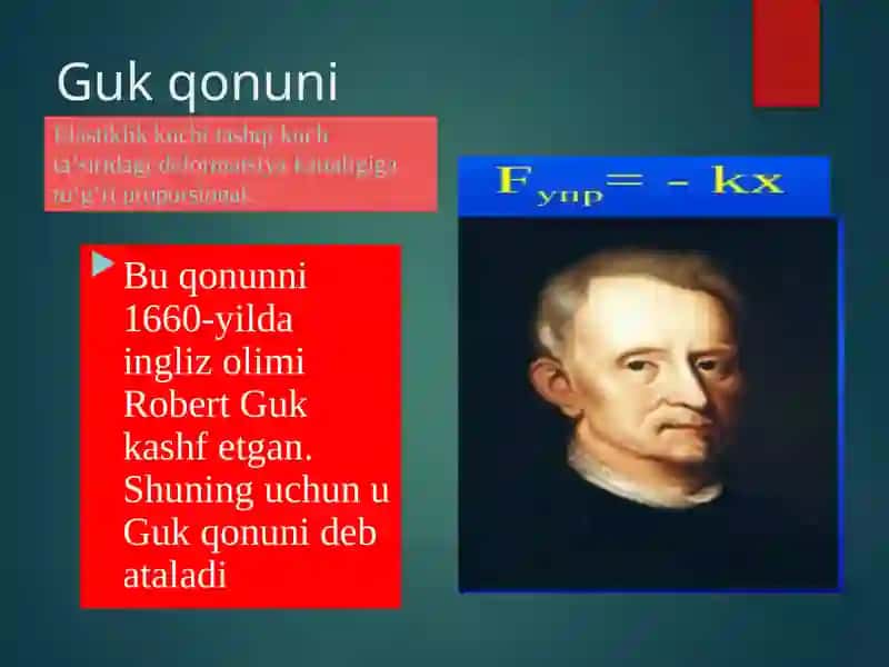 Elastiklik kuchi prezentatsiya 3