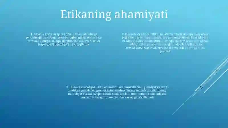 Etikani Mohiyati Va Ahamiyatini OʻRganish 3