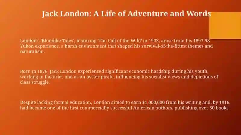 Jack London: A Life of Adventure and Words 3