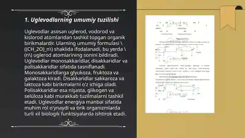 Uglevodlar va ularning fermentlar ta'sirida o‘zgarishi 3
