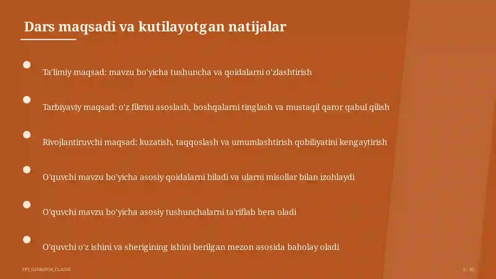 Dolzarb mavzular — maktab va o'qituvchilar 3