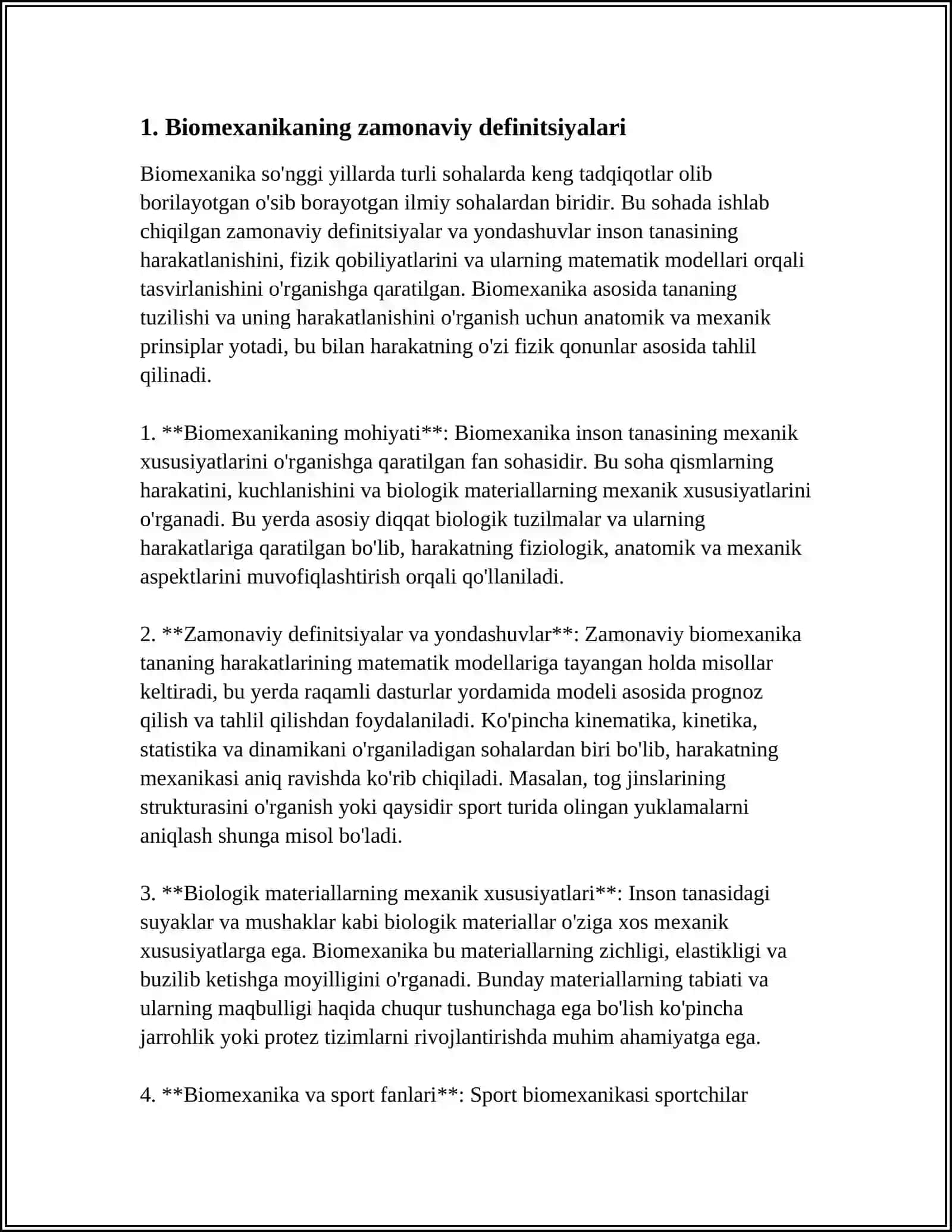 BIOMEXANIKANING ZAMONAVIY RIVOJLANISH BOSQICHI 3