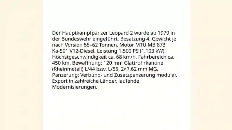 Bundesver quruqlik qo'shinlarining harbiy texnikalari 3