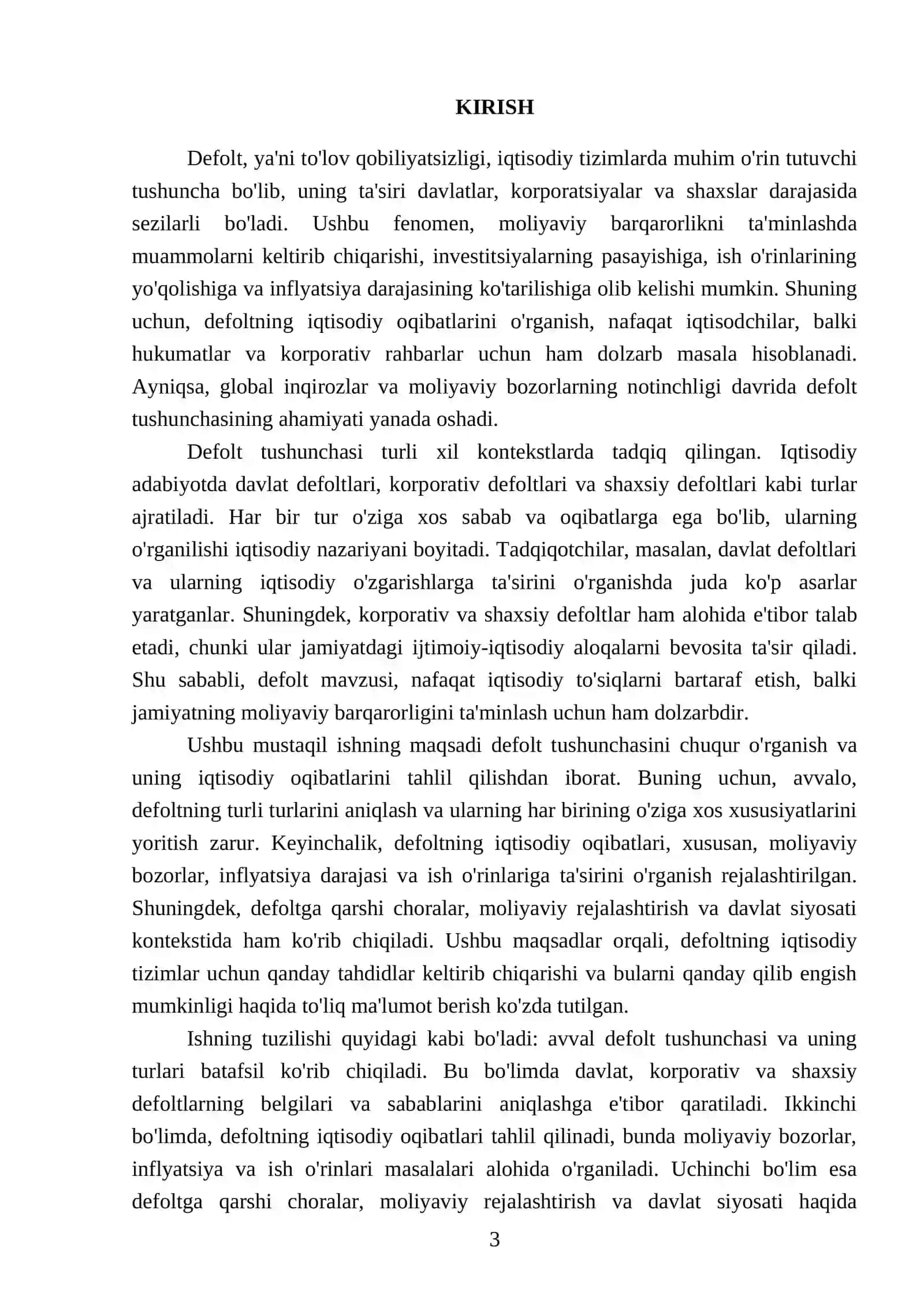 Defolt va uning oqibatlari 3