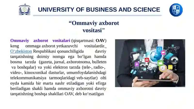 Jahon media va axborot makonida raqobat muhiti. Xorijiy ommaviy axborot vositalarini media makondagi o‘rni 3