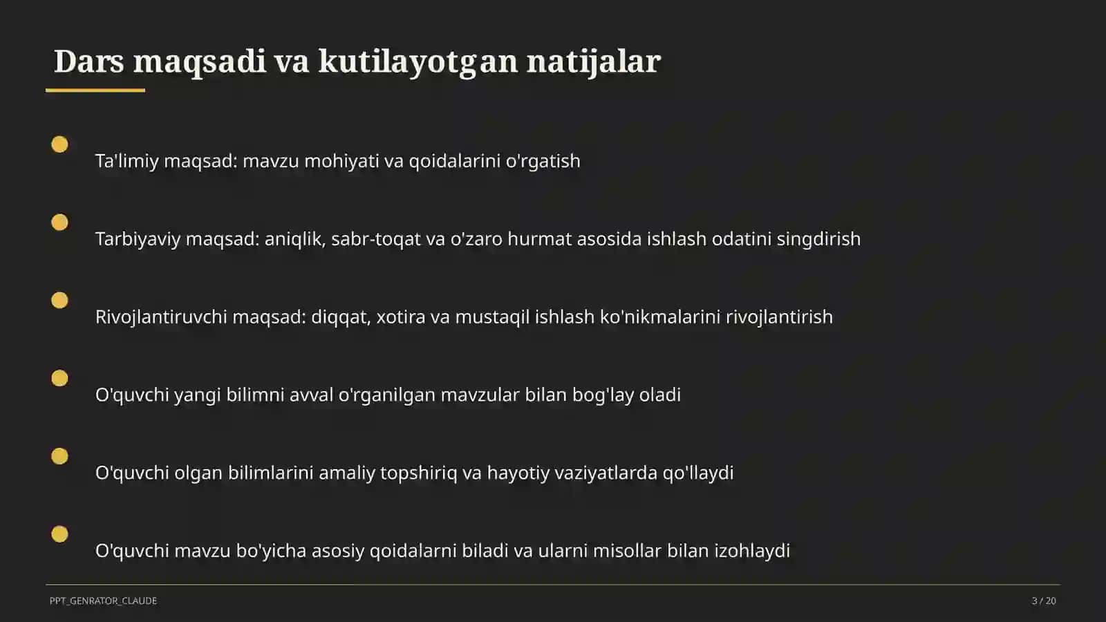 XX asrda O'zbekiston madaniyati va fani (10-sinf) 3