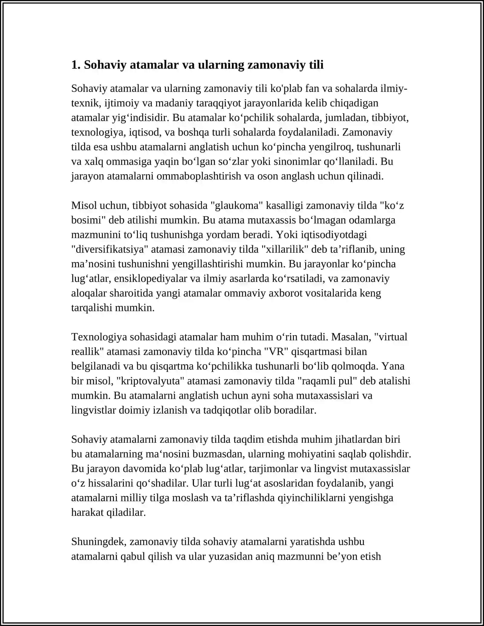 SOHAVIY ATAMALARNING ZAMON BILAN HAMNAFASLIGINI IZOHLASH 3