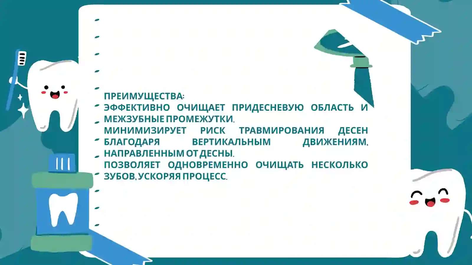 Метод Леонарда. Техника чистки зубов 3