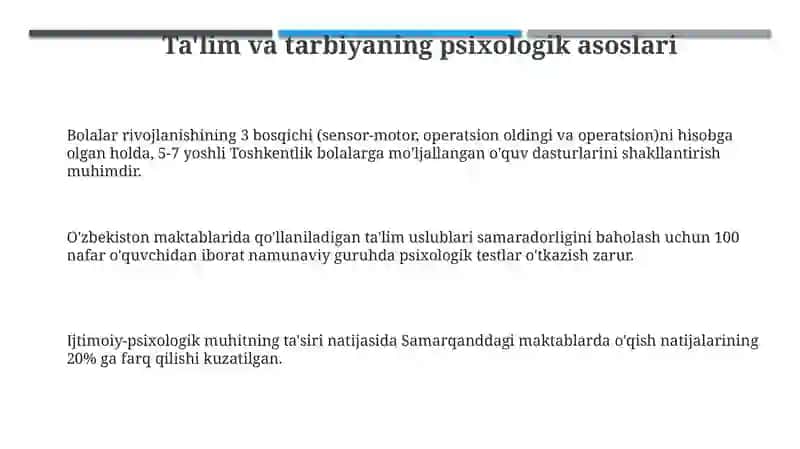Ta'lim va tarbiya psixalogiyasi 3