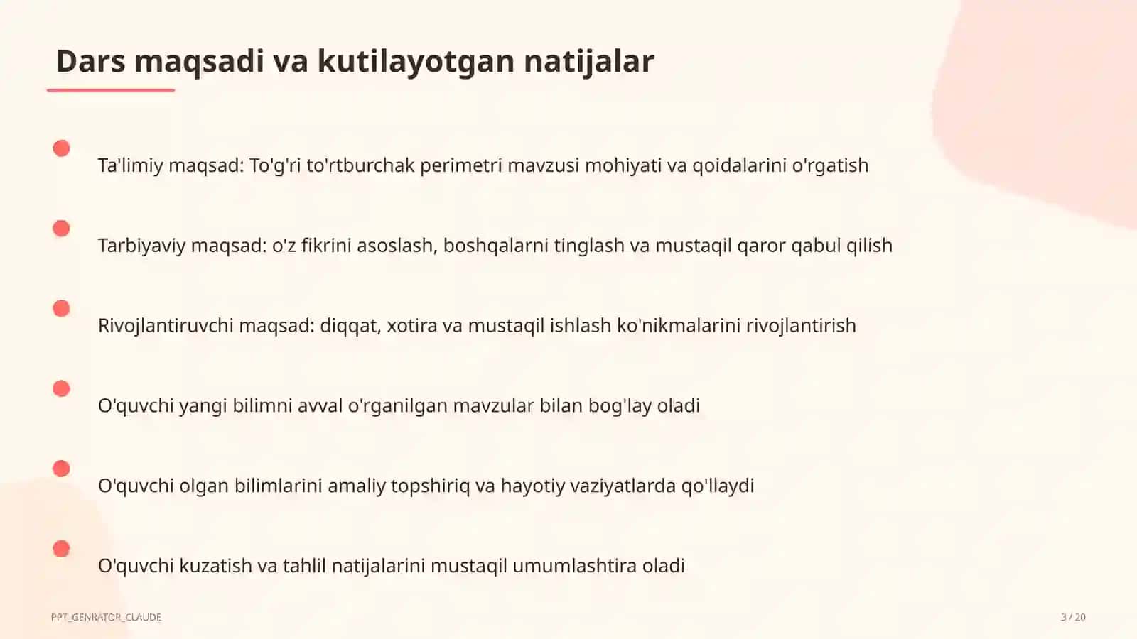 To'g'ri to'rtburchak perimetri (2-sinf) 3
