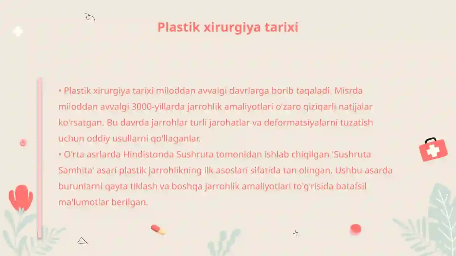Plastik xirurgiya asoslari 3