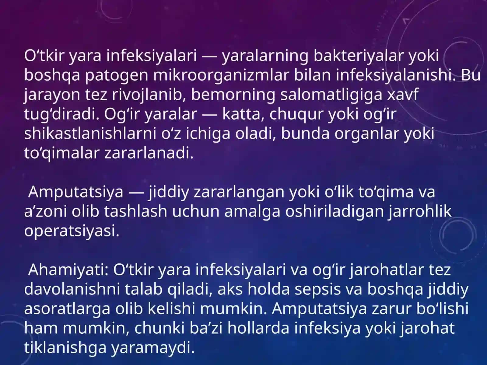 Operativ xirurgiya va topagrafik anatomiya 3
