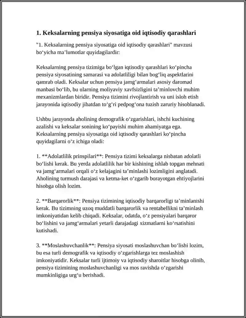SENIOR IQTISODIY QARASHLARI 3