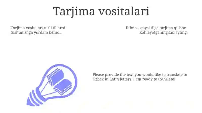 Tarjima kmodelihaqida 3