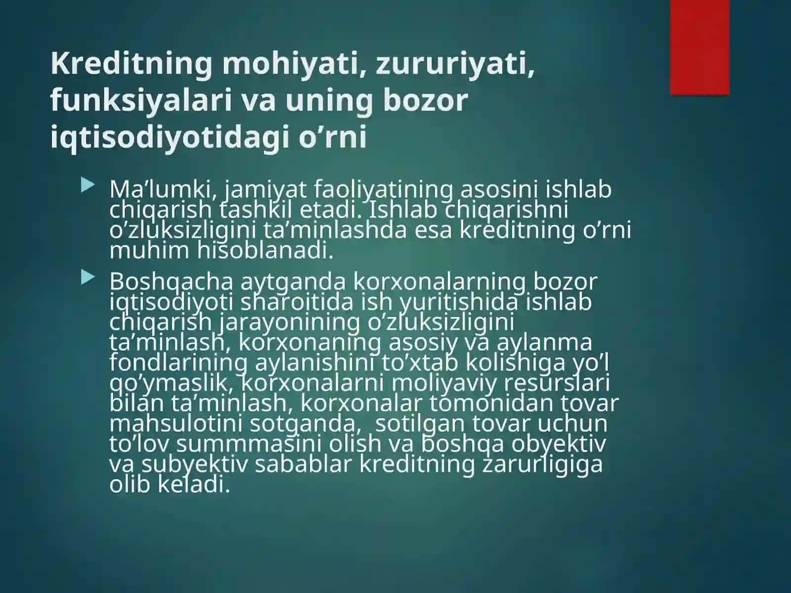 Davlat krediti mohiyati va ahamiyati 3