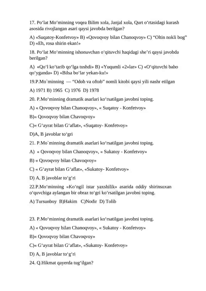 Bolalar adaabiyoti 3