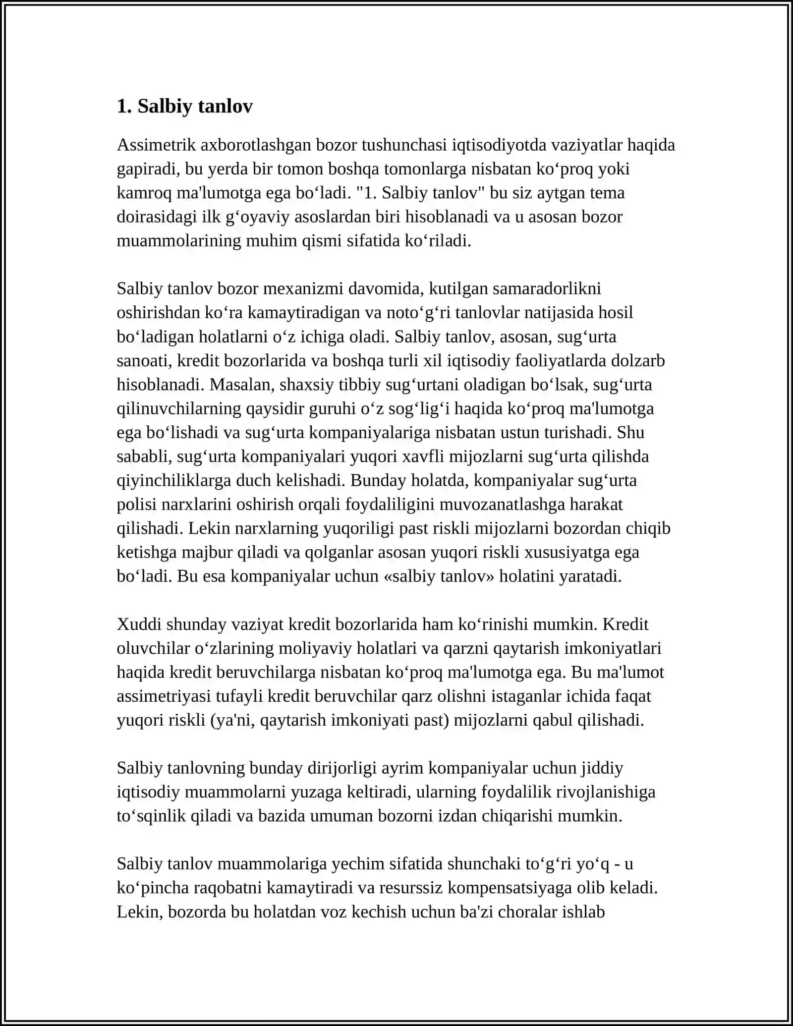 ASSIMETRIK AXBOROTLASHGAN BOZOR 3