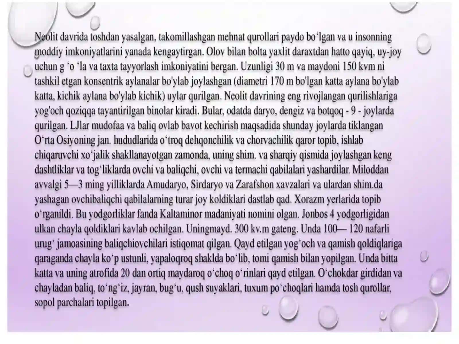 Tosh davrida memorchilikning paydo bo'lishi 3